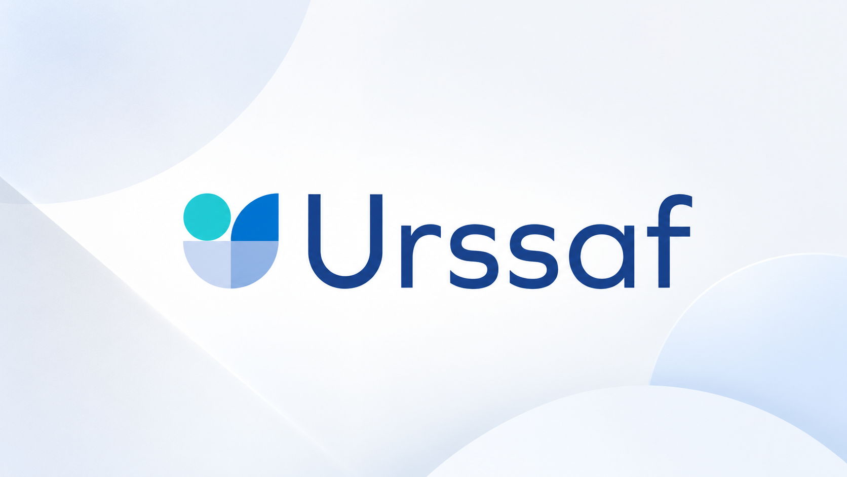 Logo officiel de l'Urssaf sur un fond abstrait bleu clair, illustration du guide Entreprisma sur la déclaration URSSAF des auto-entrepreneurs en 2026