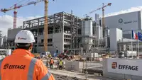 Chantier de la future usine Neomat CAM dans le bassin industriel de Dunkerque