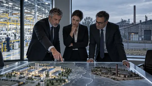 Arbitrage entre plusieurs sites lors d’une restructuration industrielle