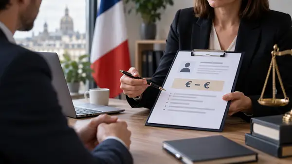 Recruteur présentant une fourchette de salaire dans une offre d’emploi