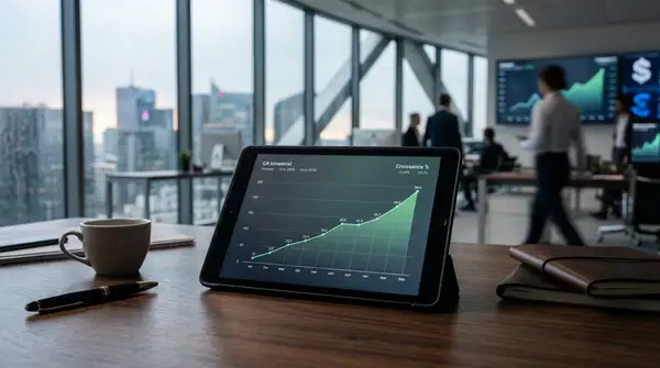 Graphique montrant la croissance des Unités de Compte en assurance-vie, symbolisant L’Assurances-vie regagne l’intérêt pour les épargnants et professionnels.