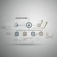 Illustration conceptuelle d'un audit social pré-acquisition, montrant l'évaluation des risques RH, de la culture d'entreprise et de la dette sociale avant une fusion-acquisition.