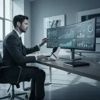 Graphique illustrant la baisse des taux d'intérêt de la Banque Centrale Européenne (BCE) et son impact sur les dettes professionnelles des PME en 2026, avec des flèches descendantes symbolisant la diminution des coûts de financement.