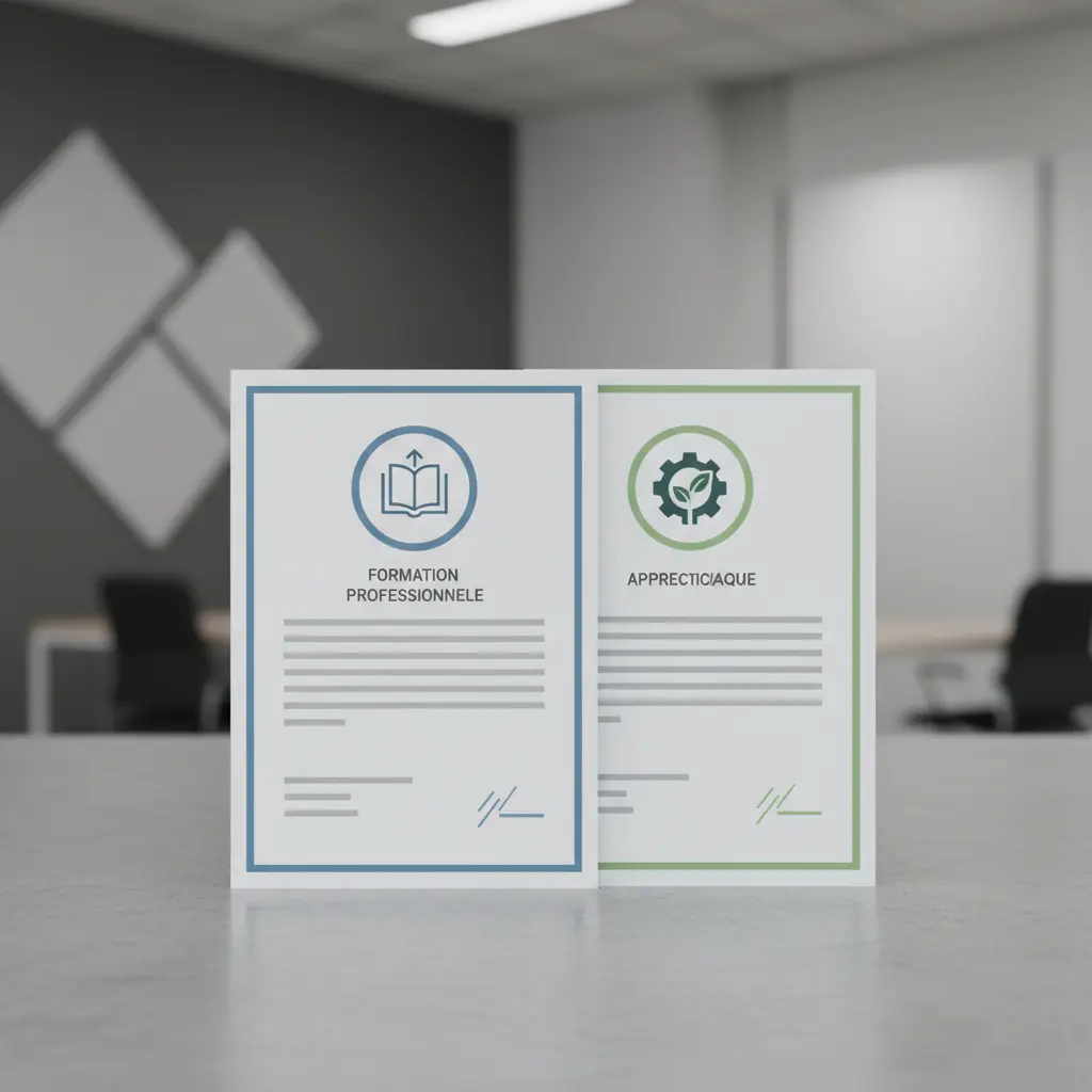 Illustration de l'article : Contrat d'Apprentissage vs. Contrat de Professionnalisation 2026 : Le Guide Employeur