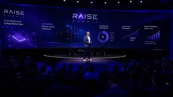 Dirigeant évaluant le coût et la rentabilité d’un projet d’intelligence artificielle au sein de son entreprise.