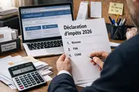 Graphique illustrant l'évolution des tranches d'impôts 2026 et l'impact sur le revenu net des entreprises et salariés.