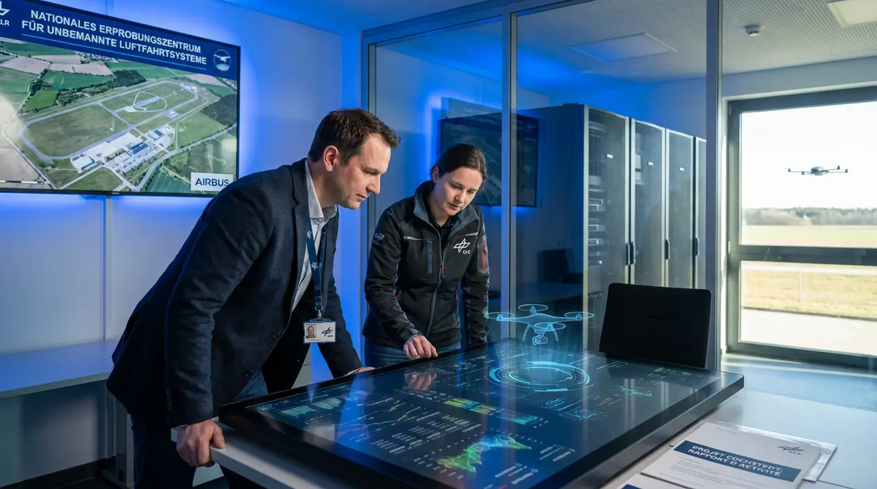 Le sujet anti-drone testé sur la piste de l’aéroport de Cochstedt