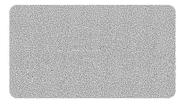 écran sombre composé de milliers de particules blanches en mouvement, formant subtilement le mot « GHOST » dans un bruit visuel conçu pour être perçu par l’œil humain mais difficilement interprétable par une intelligence artificielle.