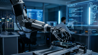 Robot humanoïde industriel symbolisant la levée de fonds de 1,2 milliard d'euros de Neura Robotics.