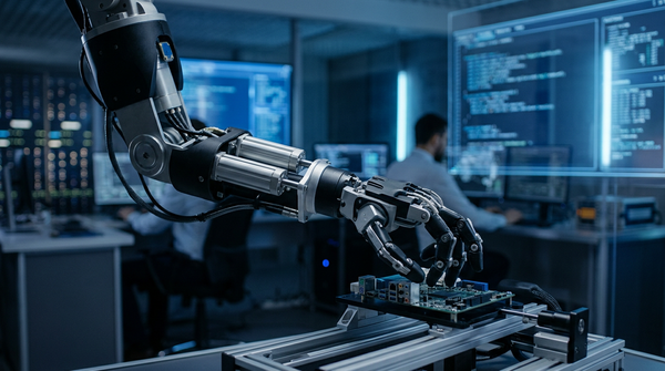 Robot humanoïde industriel symbolisant la levée de fonds de 1,2 milliard d'euros de Neura Robotics.