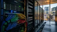 Illustration de plusieurs nuages (clouds) interconnectés, symbolisant une stratégie Multicloud robuste pour la résilience des PME face aux cyberattaques et pannes.