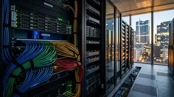 Illustration de plusieurs nuages (clouds) interconnectés, symbolisant une stratégie Multicloud robuste pour la résilience des PME face aux cyberattaques et pannes.