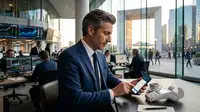 N26 Wero sur un smartphone utilisé pour un paiement mobile professionnel