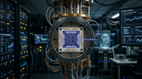 Illustration de l'alliance stratégique entre NVIDIA et Alice & Bob, symbolisant le futur du calcul quantique et l'innovation dans le domaine NVIDIA quantique.