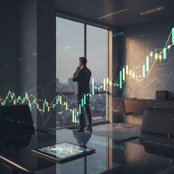Dirigeant de PME française analysant des graphiques de pricing power et de positionnement valeur en 2026