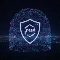 Illustration d'un bouclier protégeant des icônes de brevets, marques et droits d'auteur, symbolisant la protection de la propriété intellectuelle pour les PME en 2026.