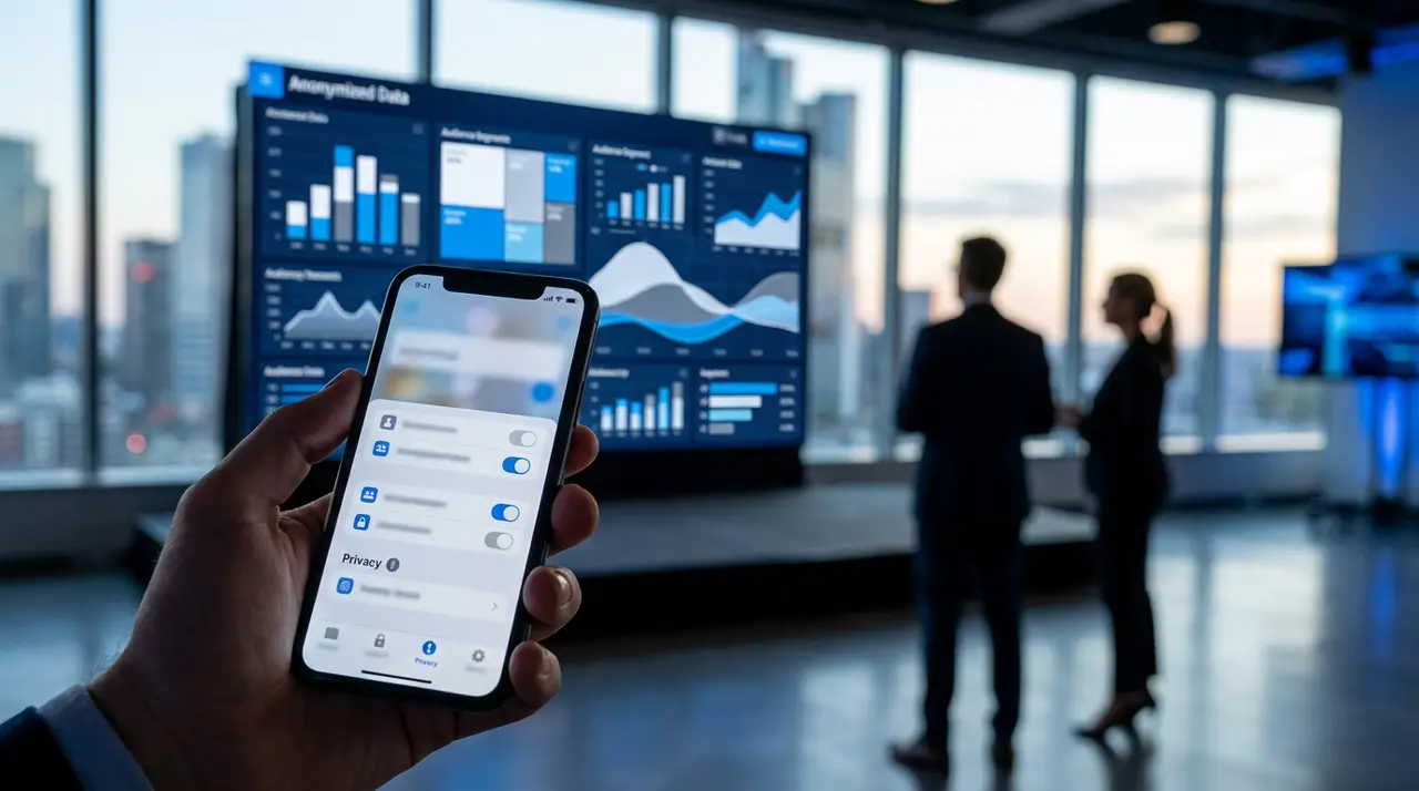 Écran Apple consentement pour le suivi et la publicité ciblée sur une application