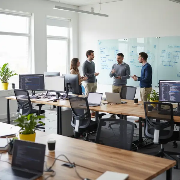 Illustration de l'article : Recrutement Tech en PME : Stratégies pour Attirer les Développeurs Face aux Géants