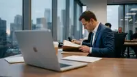 Illustration d'un inspecteur URSSAF examinant des documents, symbolisant la requalification auto-entrepreneur URSSAF et les contrôles accrus en 2026.