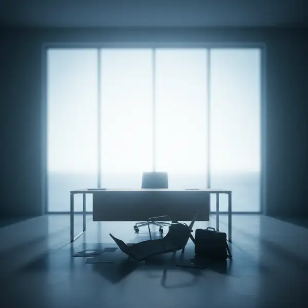 Un entrepreneur souriant, le regard confiant, debout devant un tableau blanc rempli d'idées et de schémas, symbolisant la résilience et le rebond après un serial entrepreneur échec.